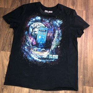 Black Dr.Who Graphic Tee